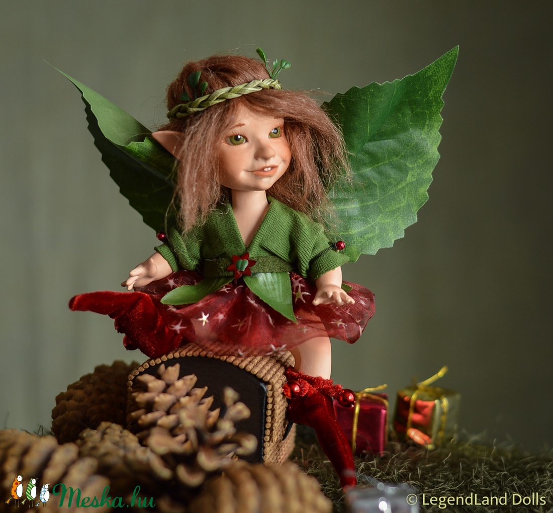 PAULINA az ajándékozás tündére, nosztalgia porcelánbaba, porcelán baba -  - Meska.hu