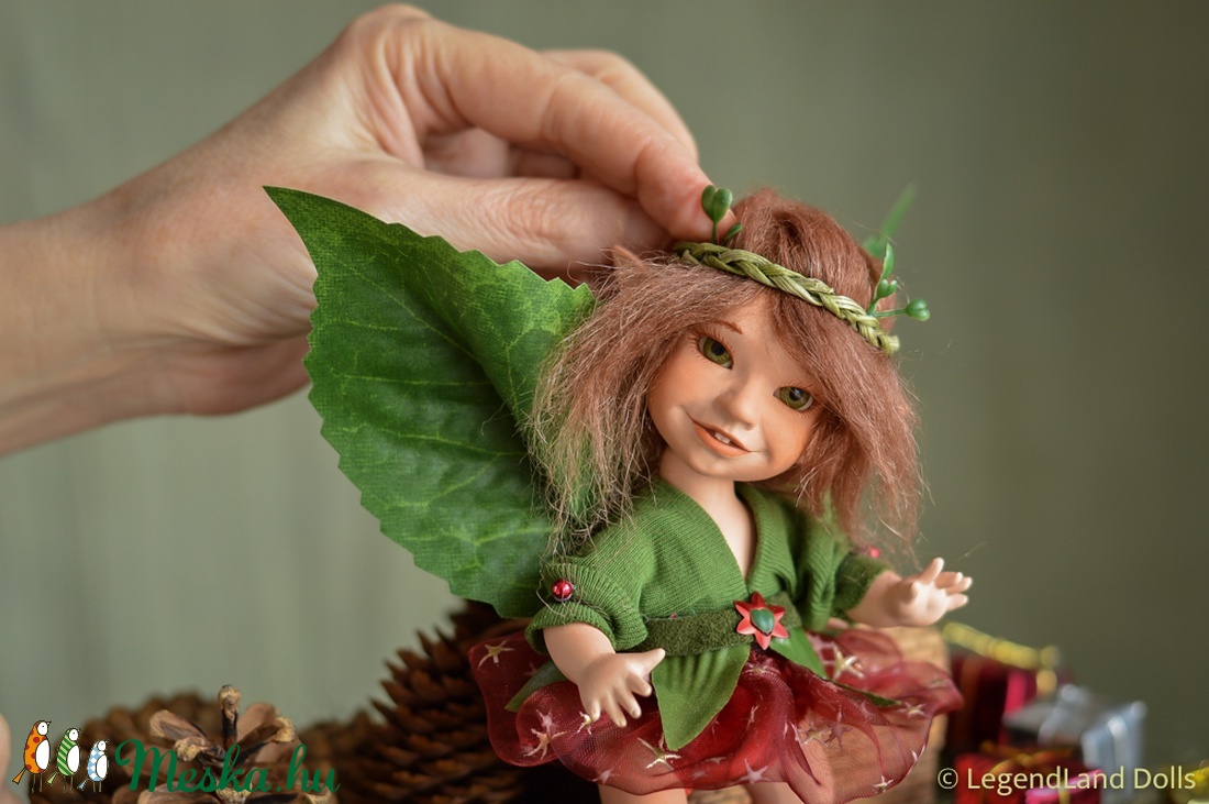 PAULINA az ajándékozás tündére, nosztalgia porcelánbaba, porcelán baba -  - Meska.hu