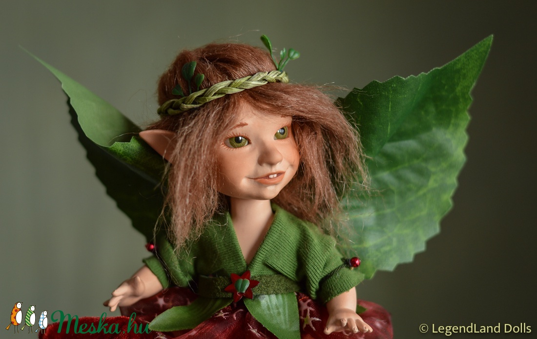 PAULINA az ajándékozás tündére, nosztalgia porcelánbaba, porcelán baba -  - Meska.hu