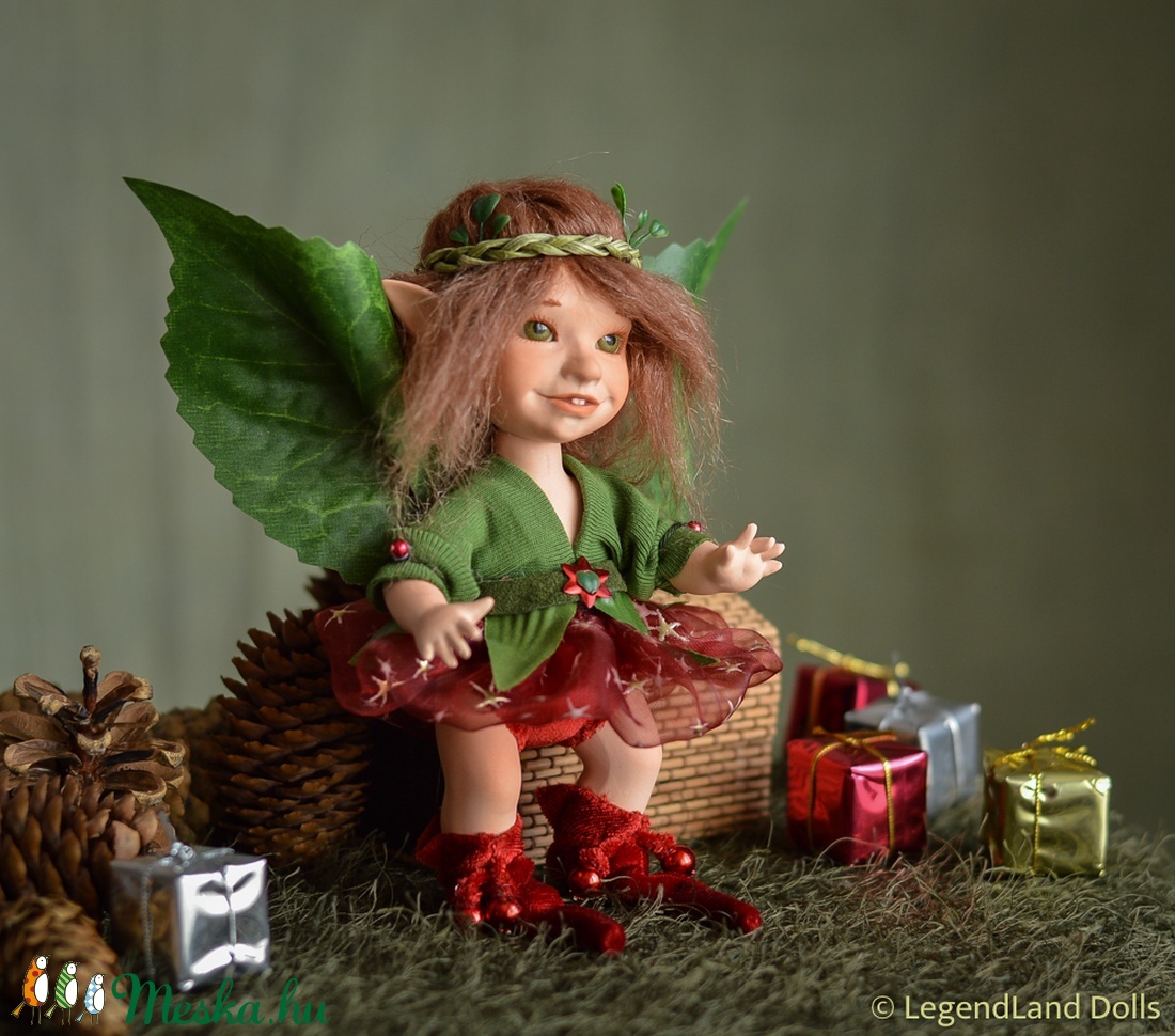 PAULINA az ajándékozás tündére, nosztalgia porcelánbaba, porcelán baba -  - Meska.hu