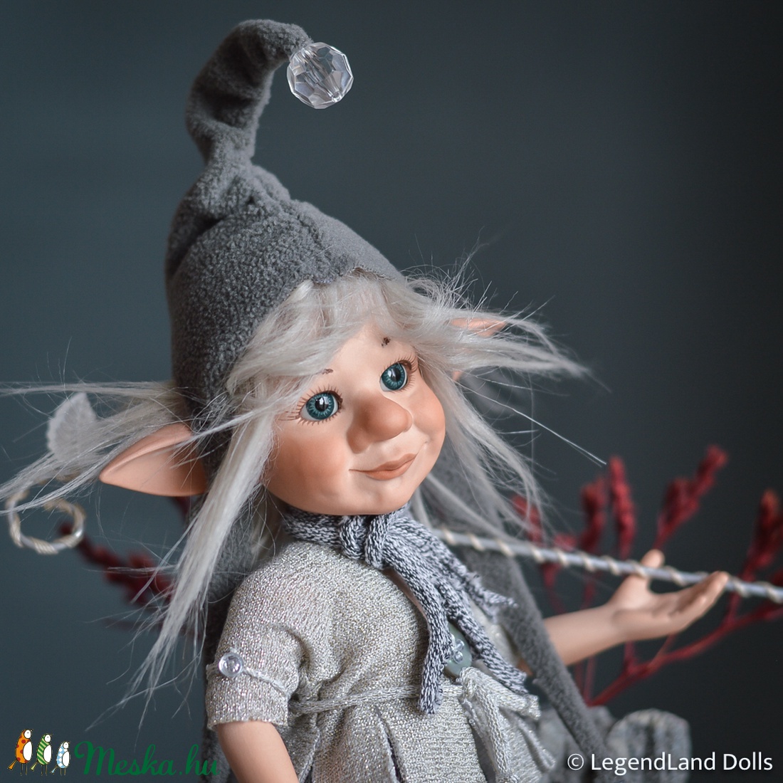 FINN csillagvándor manó, nosztalgia porcelánbaba, porcelán baba -  - Meska.hu