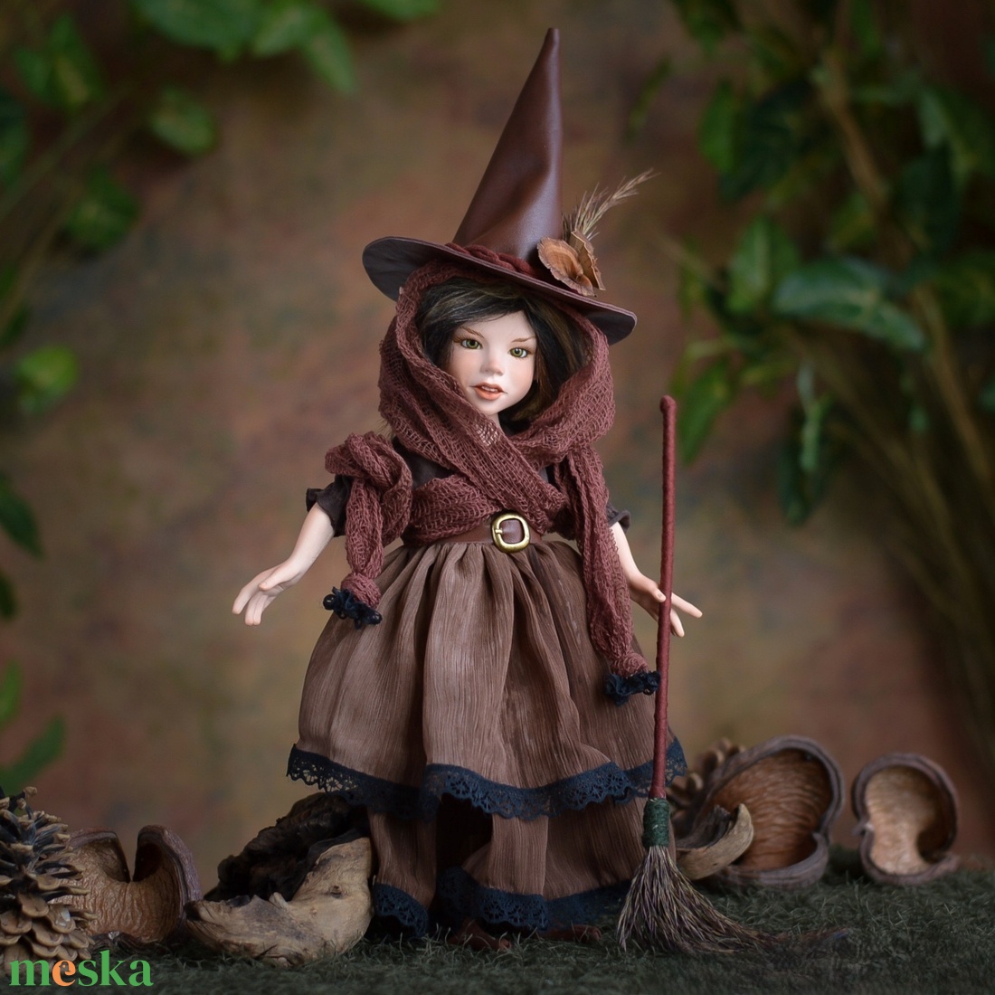 JOLANDA - nagy tündéri boszorkány, porcelán - otthon & életmód - dekoráció - dísztárgy - Meska.hu