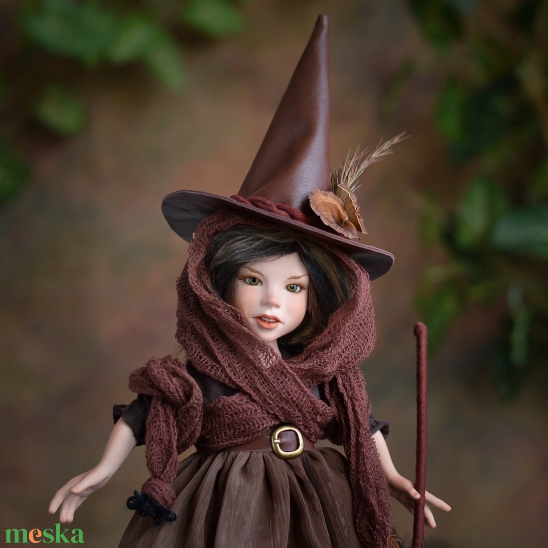 JOLANDA - nagy tündéri boszorkány, porcelán - otthon & életmód - dekoráció - dísztárgy - Meska.hu