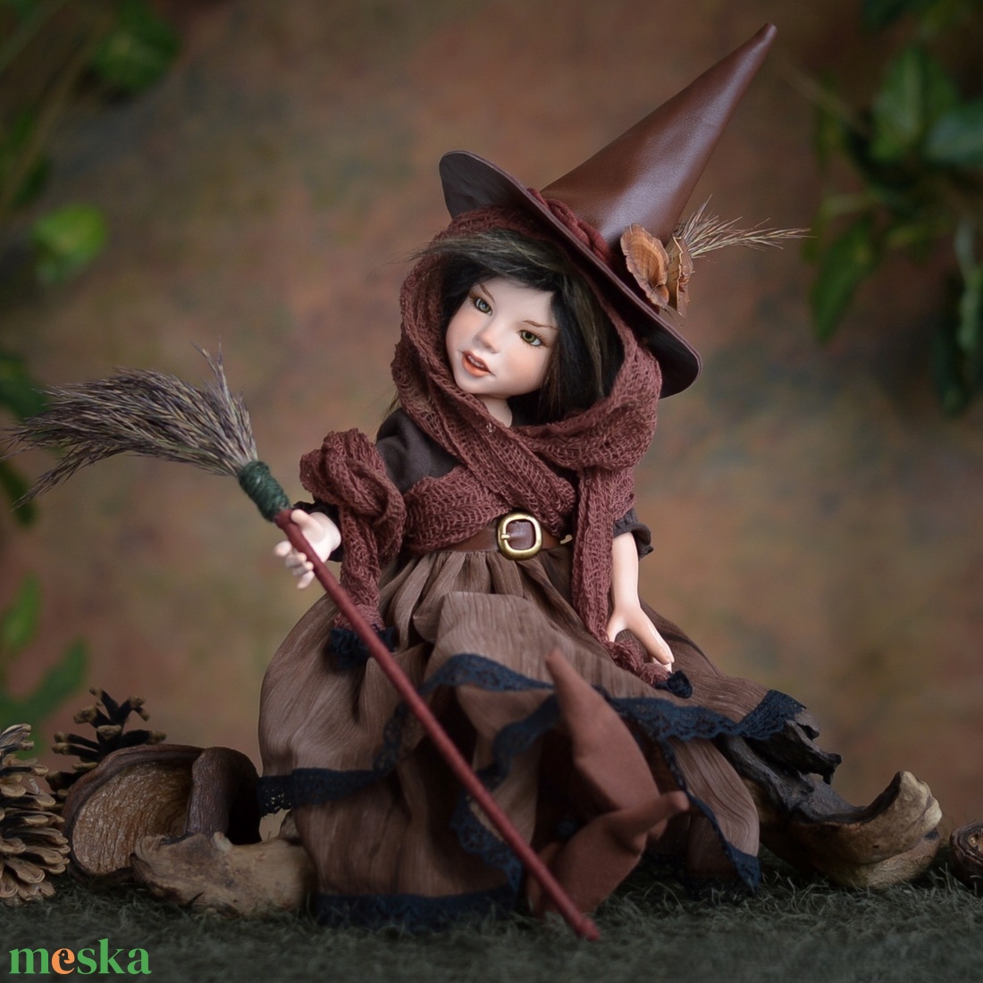 JOLANDA - nagy tündéri boszorkány, porcelán - otthon & életmód - dekoráció - dísztárgy - Meska.hu