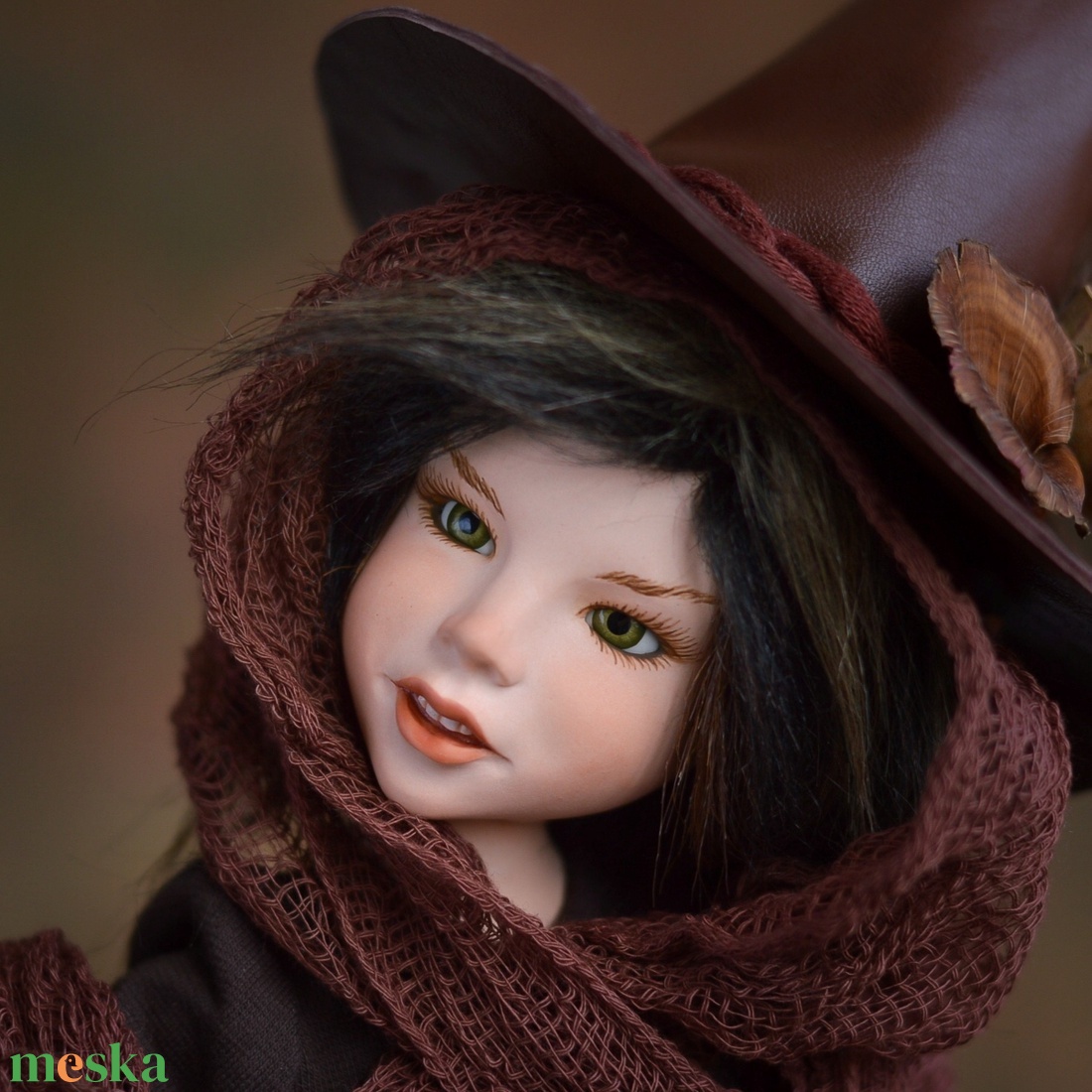 JOLANDA - nagy tündéri boszorkány, porcelán - otthon & életmód - dekoráció - dísztárgy - Meska.hu