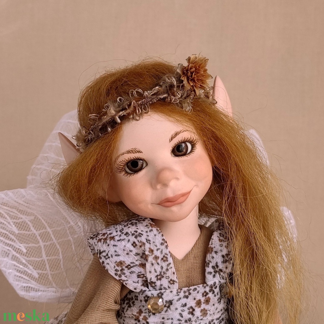 Egyedi tündérke: BEJKE - porcelán, mozgatható - otthon & életmód - dekoráció - manók - Meska.hu