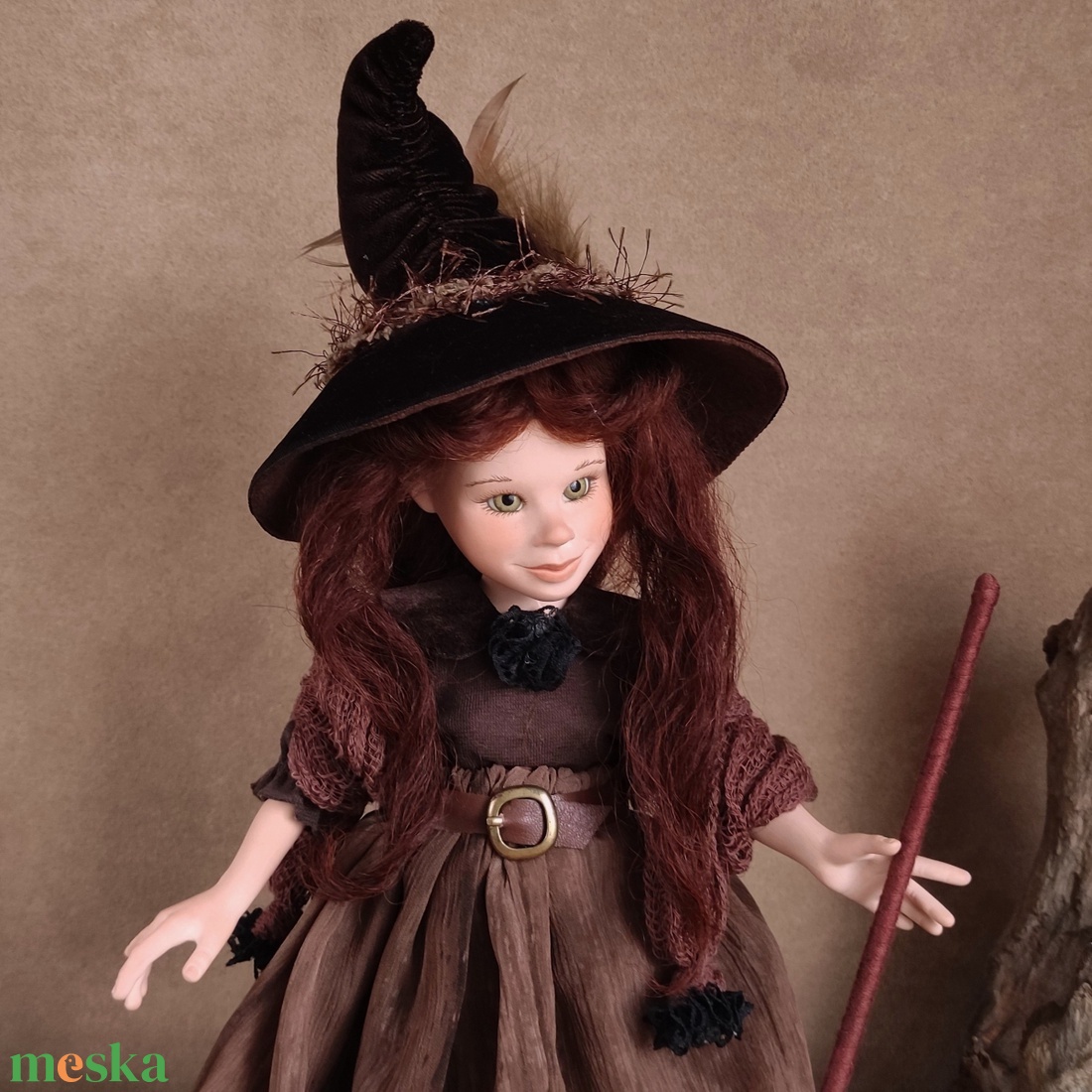 GLINDA - egyedi tündéri boszorkány, porcelán - otthon & életmód - dekoráció - dísztárgy - Meska.hu