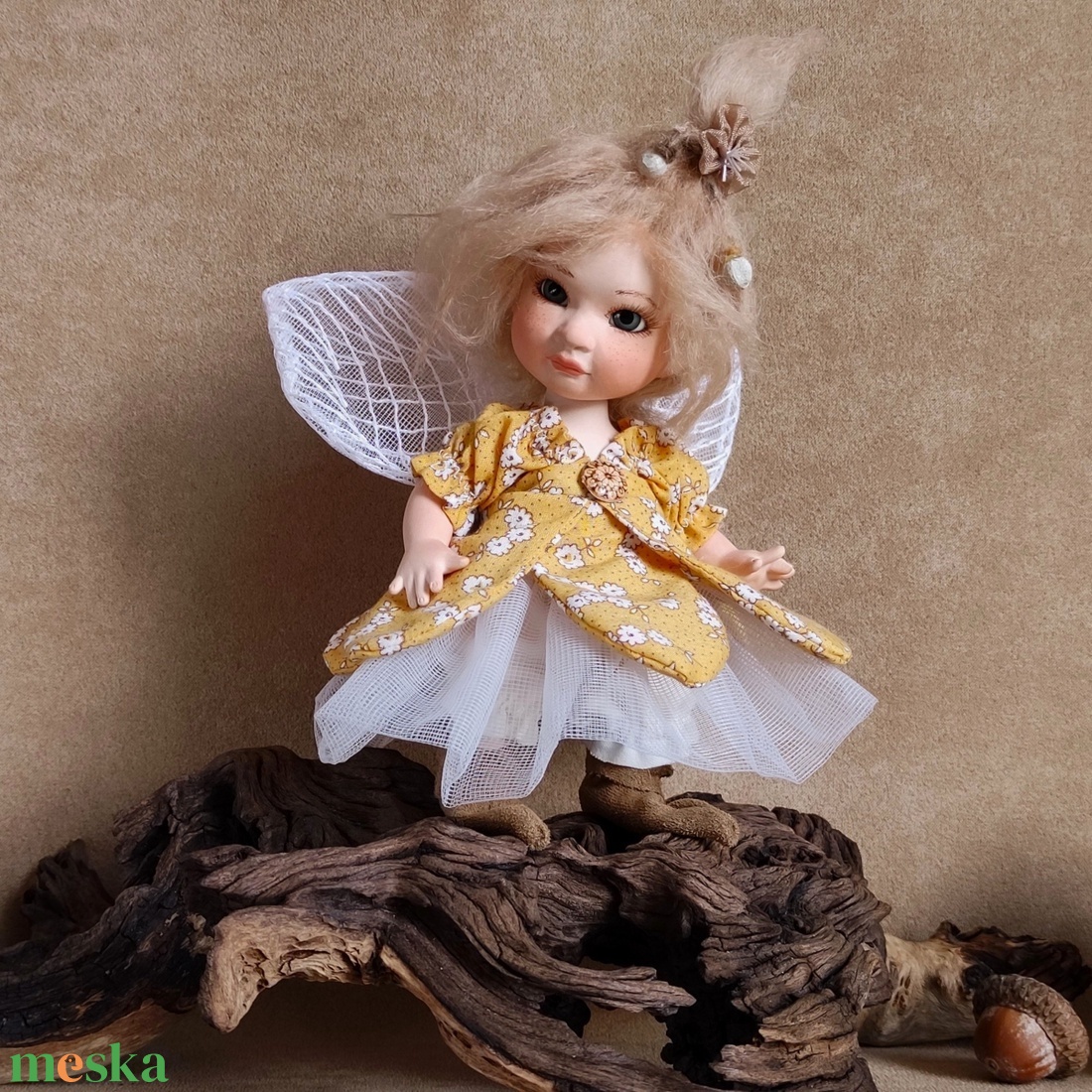 Napsugár tündérke: LIA - porcelán, mozgatható - otthon & életmód - dekoráció - manók - Meska.hu