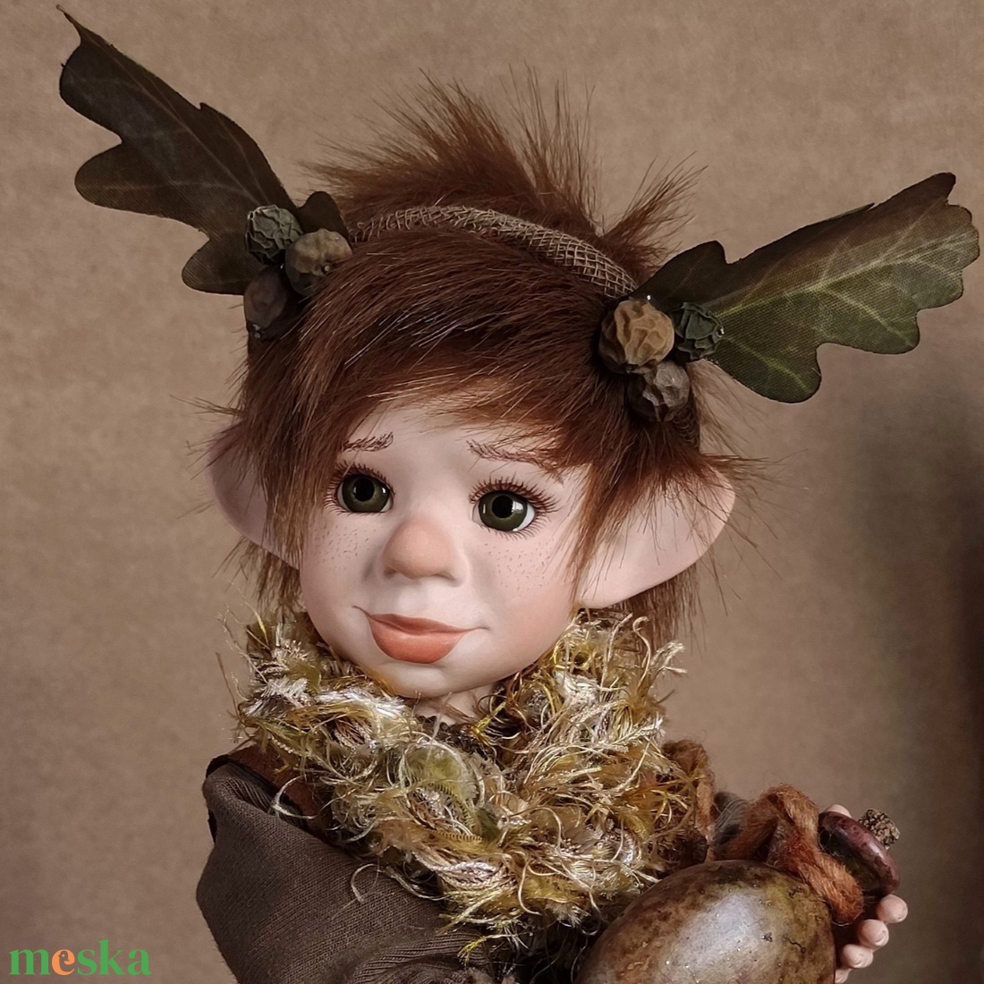 Vándorló manó: ZAORDON - porcelán, mozgatható  - otthon & életmód - dekoráció - manók - Meska.hu