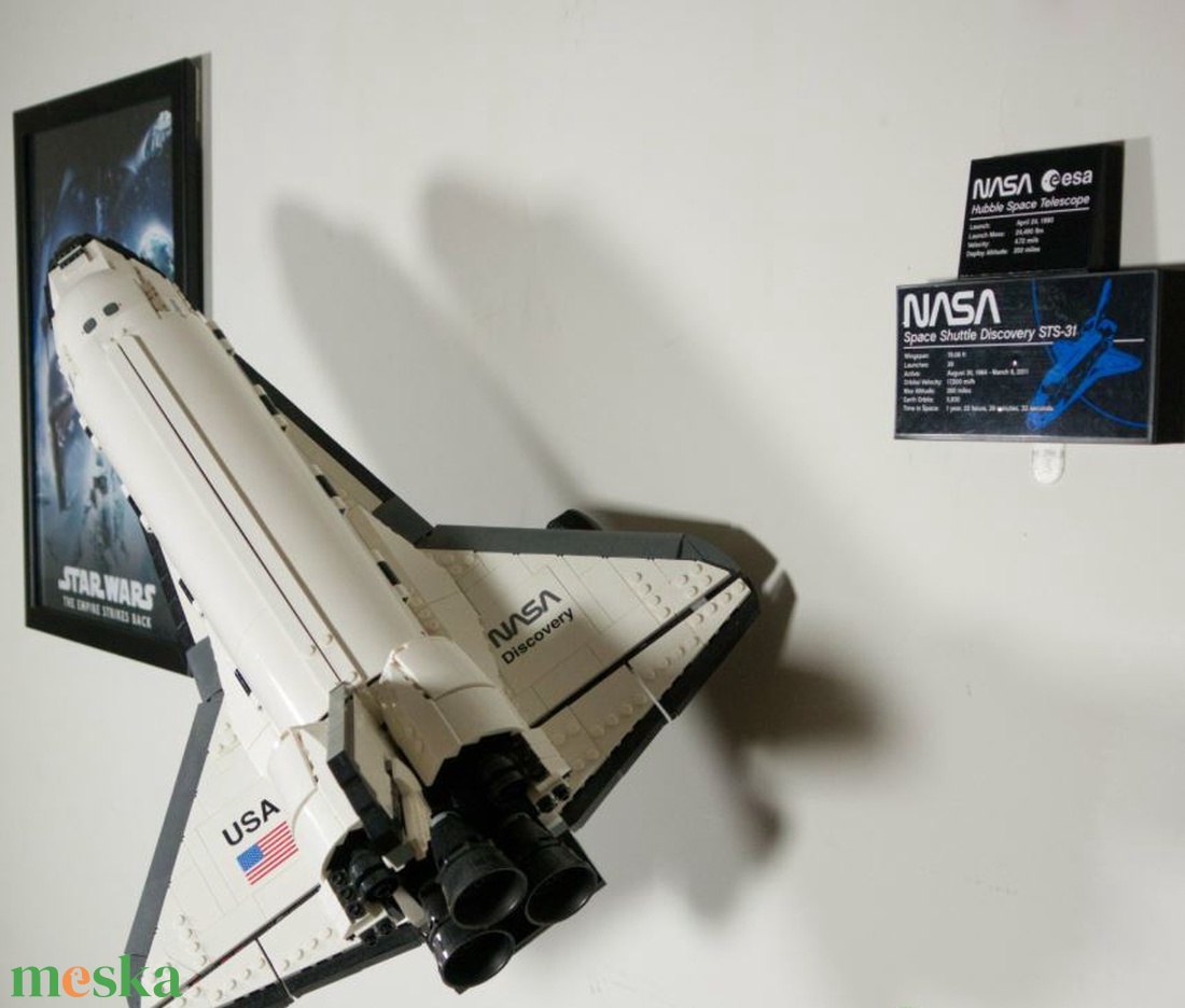 Lego 10283 Space Shuttle Discovery fali tartó konzol - játék & sport - építőjáték - Meska.hu