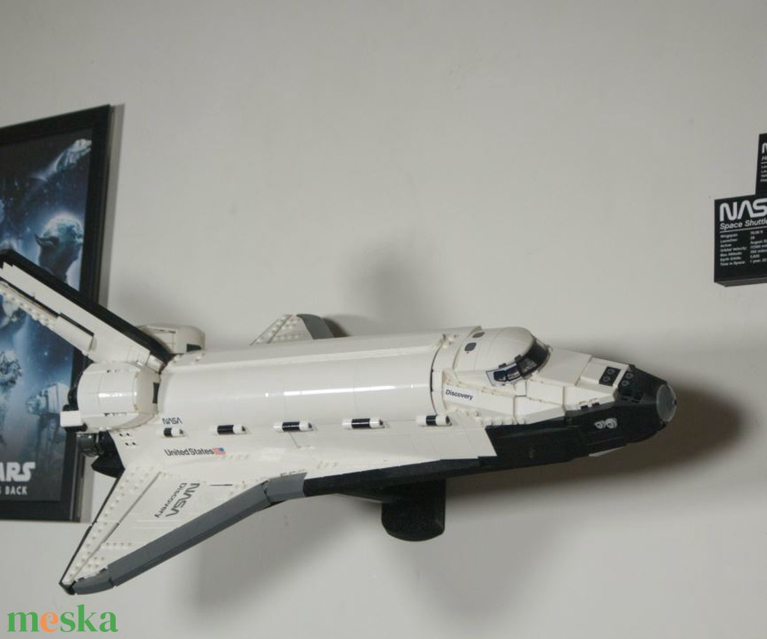 Lego 10283 Space Shuttle Discovery fali tartó konzol - játék & sport - építőjáték - Meska.hu