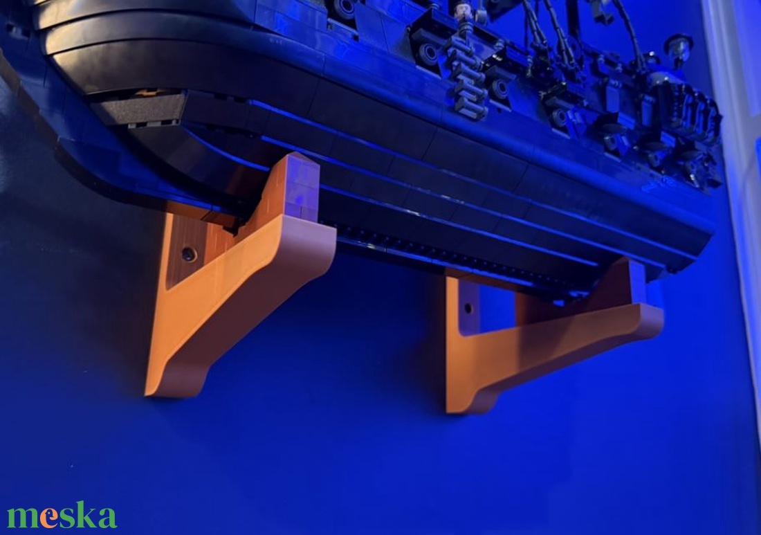 Lego 10365 Captain Jack Sparrow's Ship Black Pearl fali tartó konzol - játék & sport - építőjáték - Meska.hu