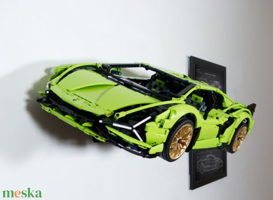 Lego 42115 Lamborghini Sian fali tartó konzol - játék & sport - építőjáték - Meska.hu