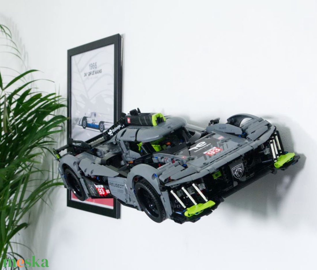 Lego 42156 Peugeot 9X8 Le Mans HyperCar fali tartó konzol - játék & sport - építőjáték - Meska.hu
