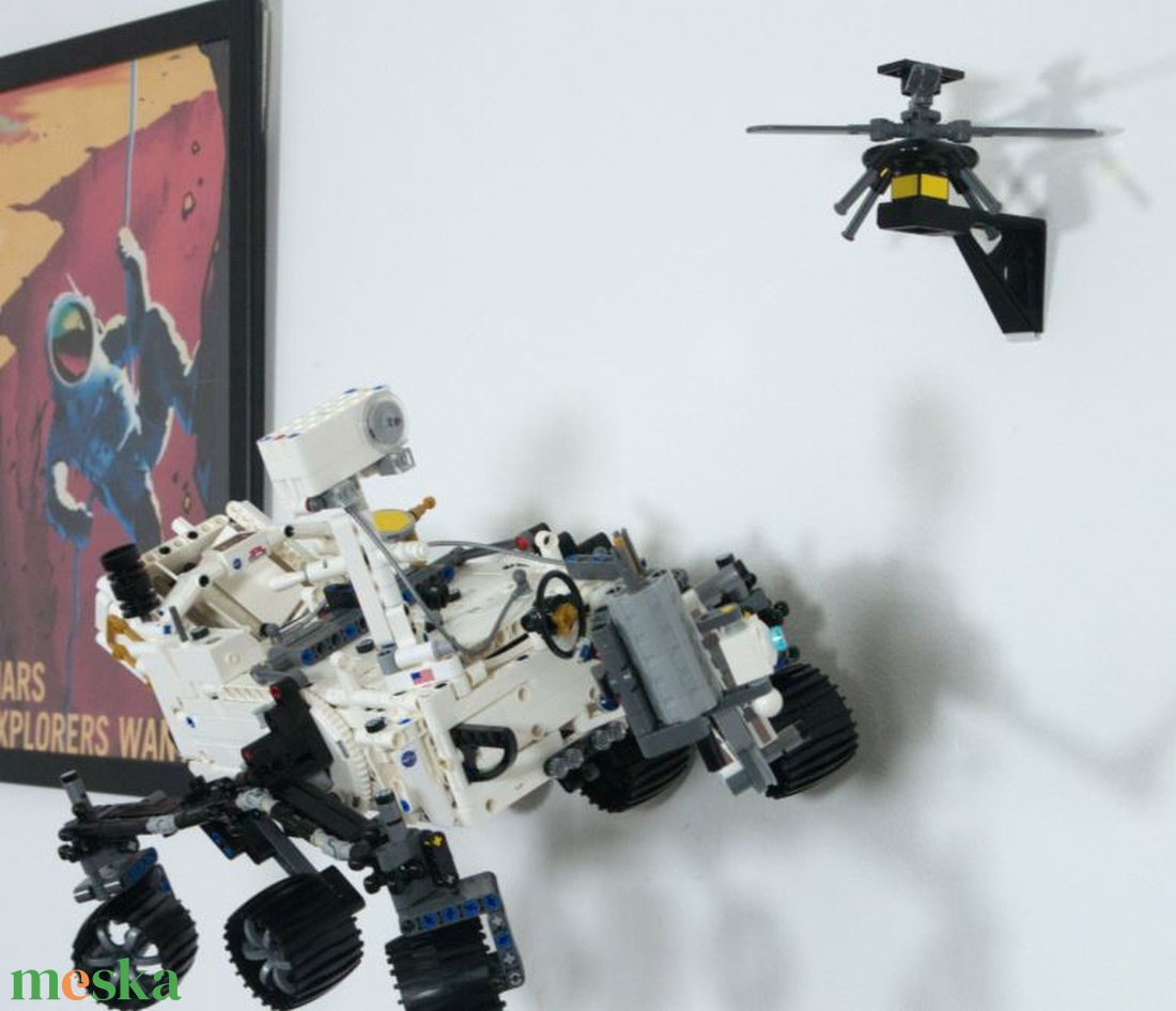 Lego 42158 Nasa Mars Rover Perseverance fali tartó konzol - otthon & életmód - tárolás & rendszerezés - fali tároló - Meska.hu