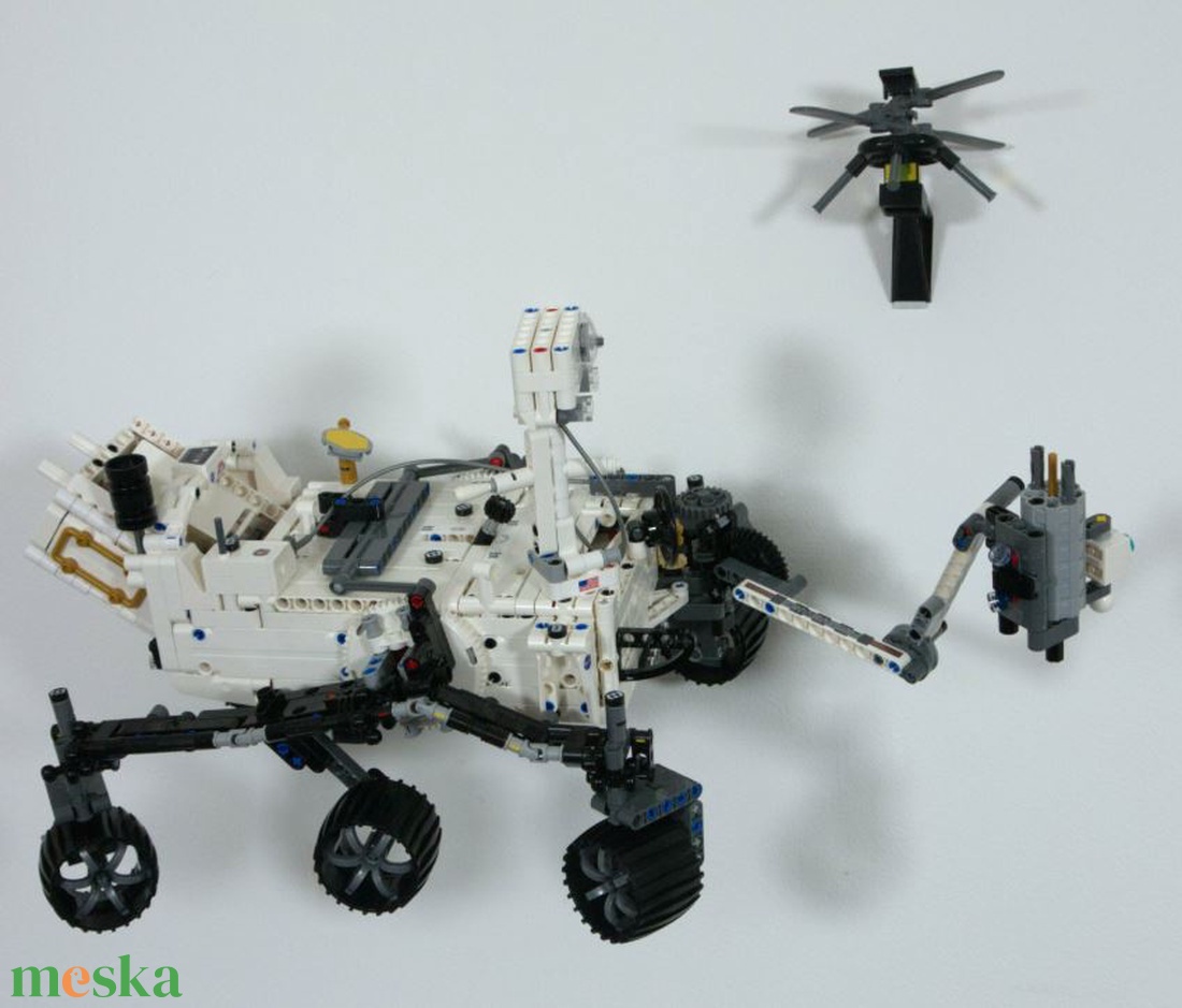 Lego 42158 Nasa Mars Rover Perseverance fali tartó konzol - otthon & életmód - tárolás & rendszerezés - fali tároló - Meska.hu