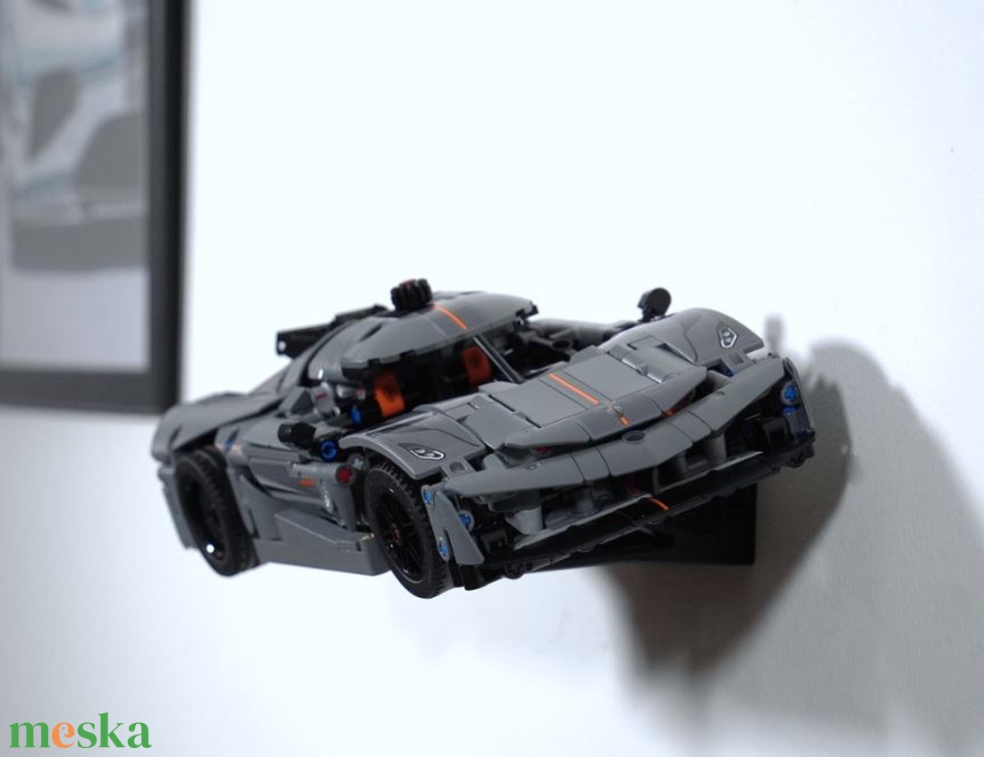Lego 42173 42184 Koenigsegg Jesko Absolute fali tartó konzol - otthon & életmód - tárolás & rendszerezés - fali tároló - Meska.hu