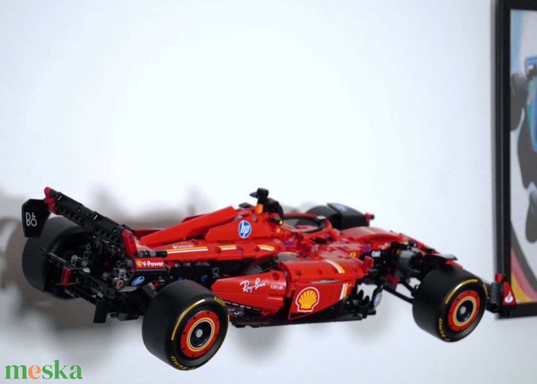 Lego 42207 Ferrari F1 Formula 1 SF24 fali tartó konzol - otthon & életmód - tárolás & rendszerezés - fali tároló - Meska.hu