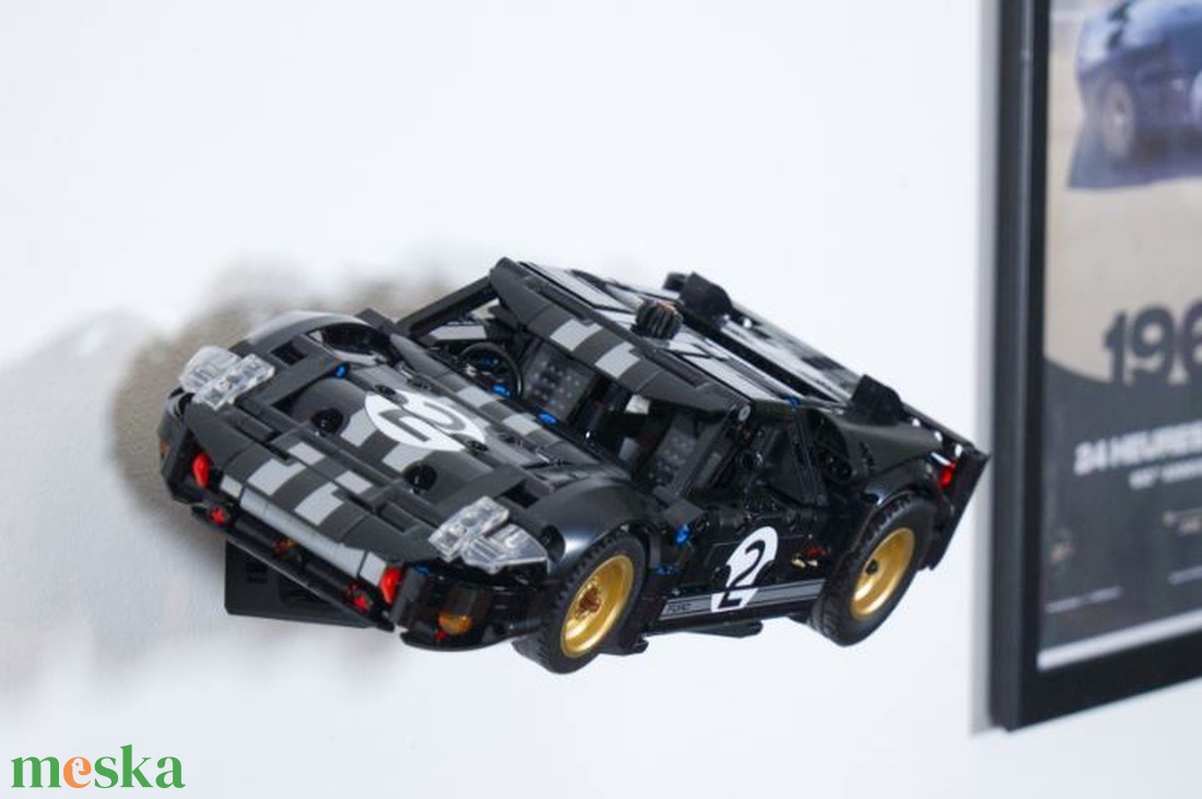 Lego 42223 Ford GT40 MKII 1966 fali tartó konzol - otthon & életmód - tárolás & rendszerezés - fali tároló - Meska.hu