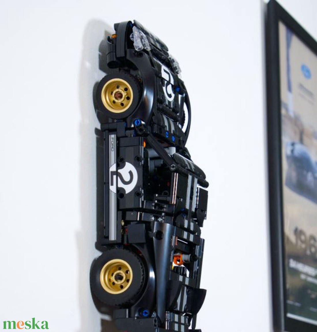 Lego 42223 Ford GT40 MKII 1966 fali tartó konzol - otthon & életmód - tárolás & rendszerezés - fali tároló - Meska.hu