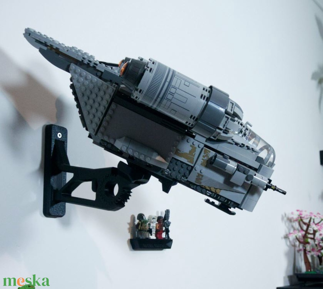 Lego 75292 The Razor Crest fali tartó konzol - otthon & életmód - tárolás & rendszerezés - fali tároló - Meska.hu