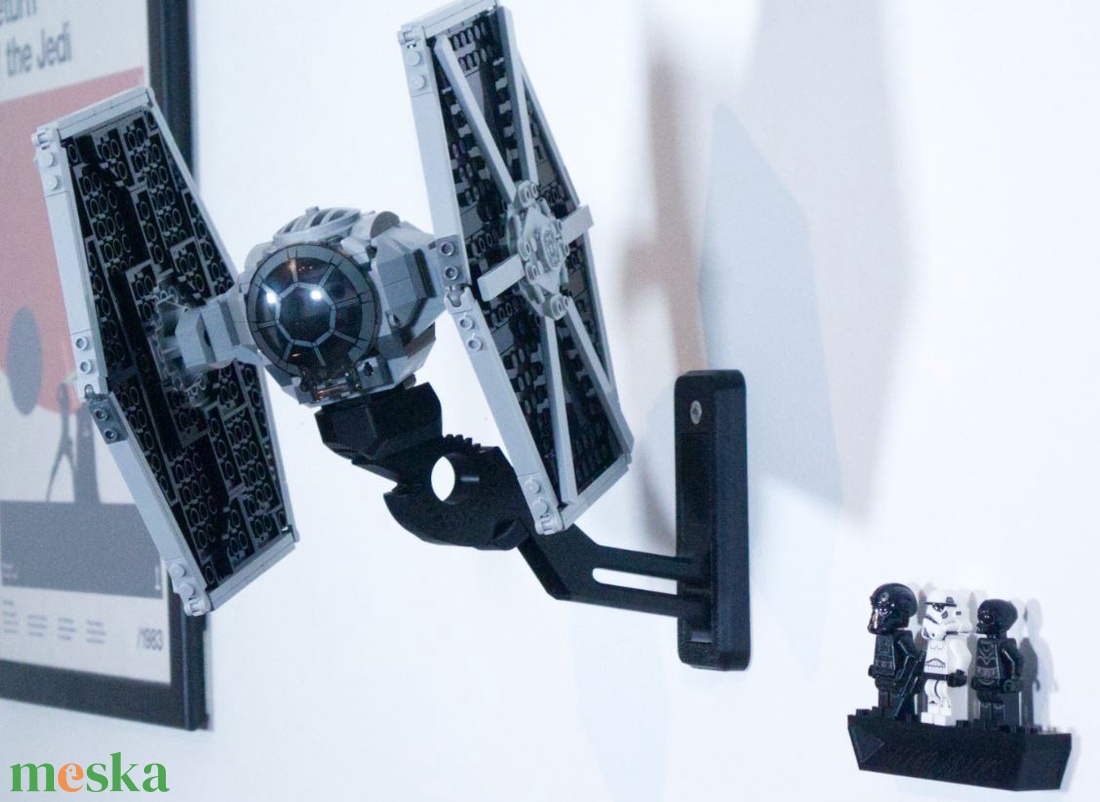 Lego 75300 Imperial TIE Fighter fali tartó konzol - otthon & életmód - tárolás & rendszerezés - fali tároló - Meska.hu