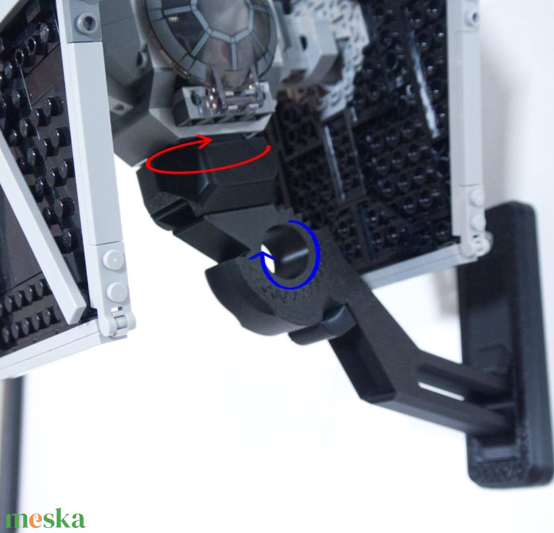 Lego 75300 Imperial TIE Fighter fali tartó konzol - otthon & életmód - tárolás & rendszerezés - fali tároló - Meska.hu