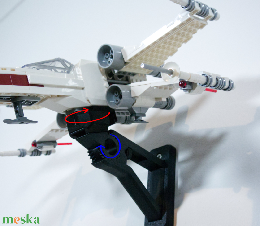 Lego 75301 Luke Skywalker�s X-Wing Fighter fali tartó konzol - otthon & életmód - tárolás & rendszerezés - fali tároló - Meska.hu