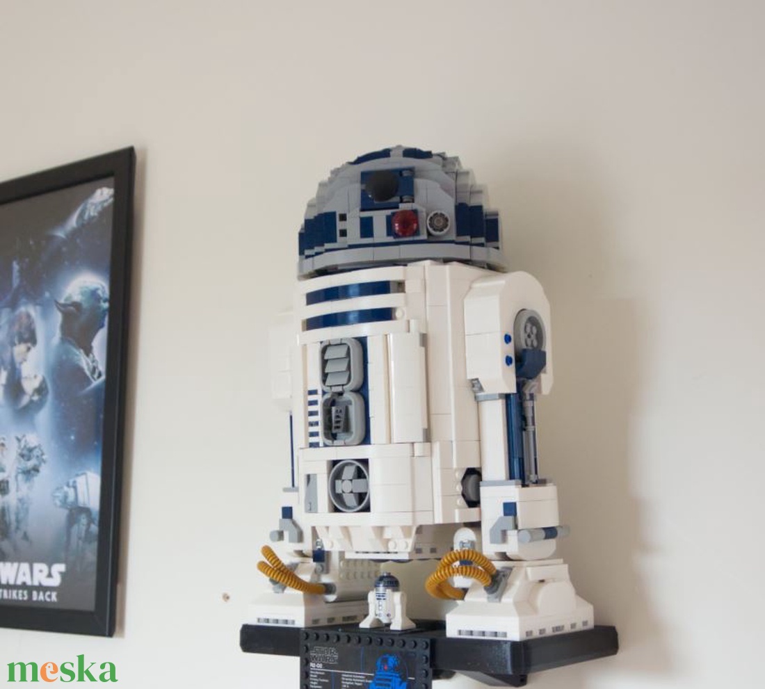 Lego 75308 és 10225 R2-D2 fali tartó konzol - otthon & életmód - tárolás & rendszerezés - fali tároló - Meska.hu