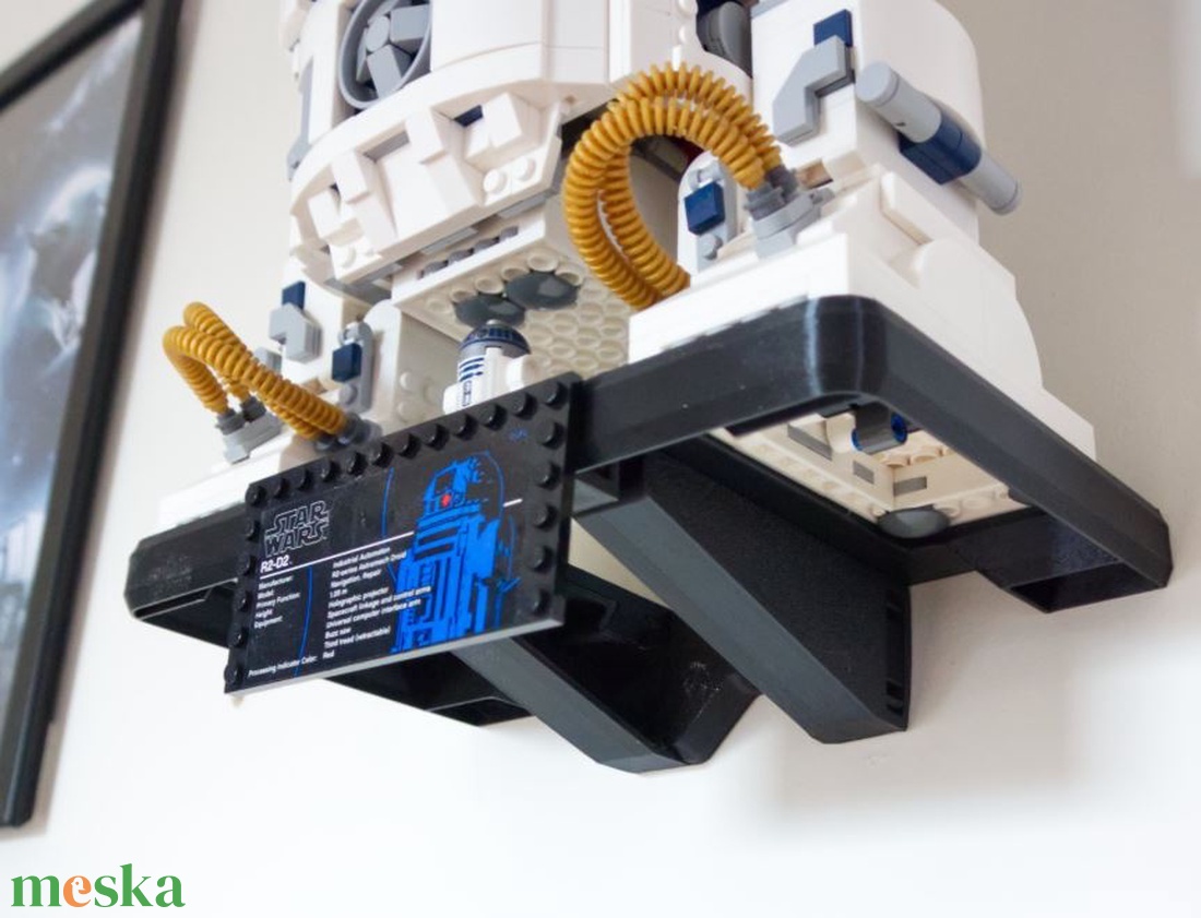 Lego 75308 és 10225 R2-D2 fali tartó konzol - otthon & életmód - tárolás & rendszerezés - fali tároló - Meska.hu