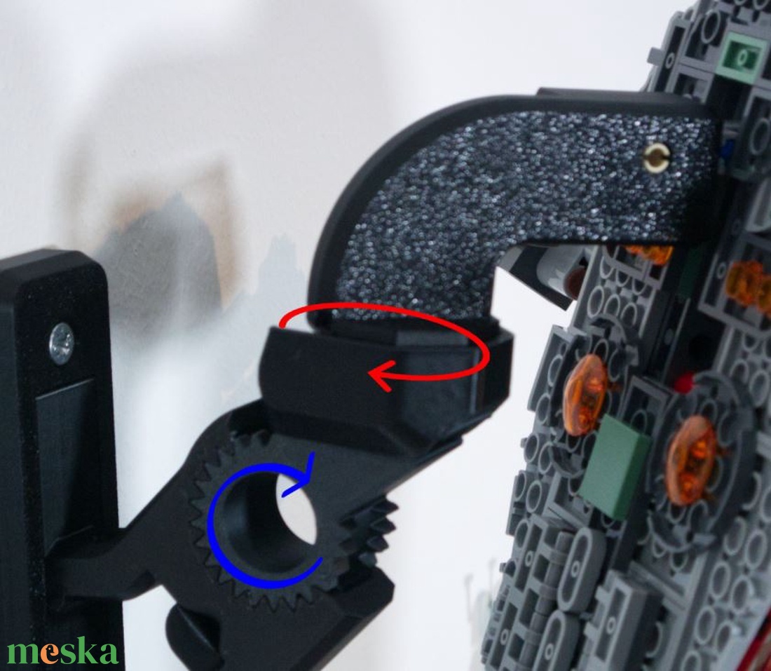 Lego 75312 Boba Fett's Starship Firespray fali tartó konzol - otthon & életmód - tárolás & rendszerezés - fali tároló - Meska.hu