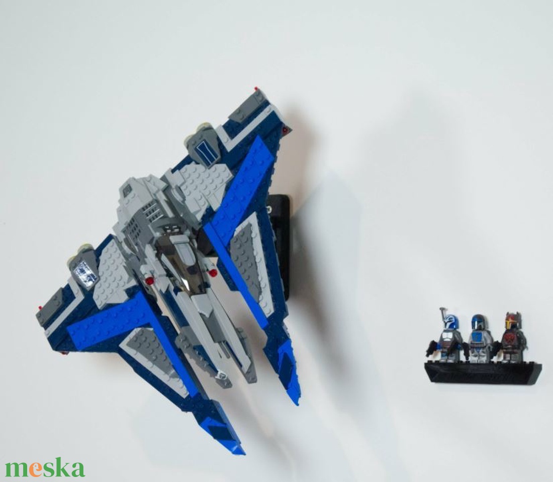 Lego 75316 Mandalorian Starfighter fali tartó konzol - otthon & életmód - tárolás & rendszerezés - fali tároló - Meska.hu