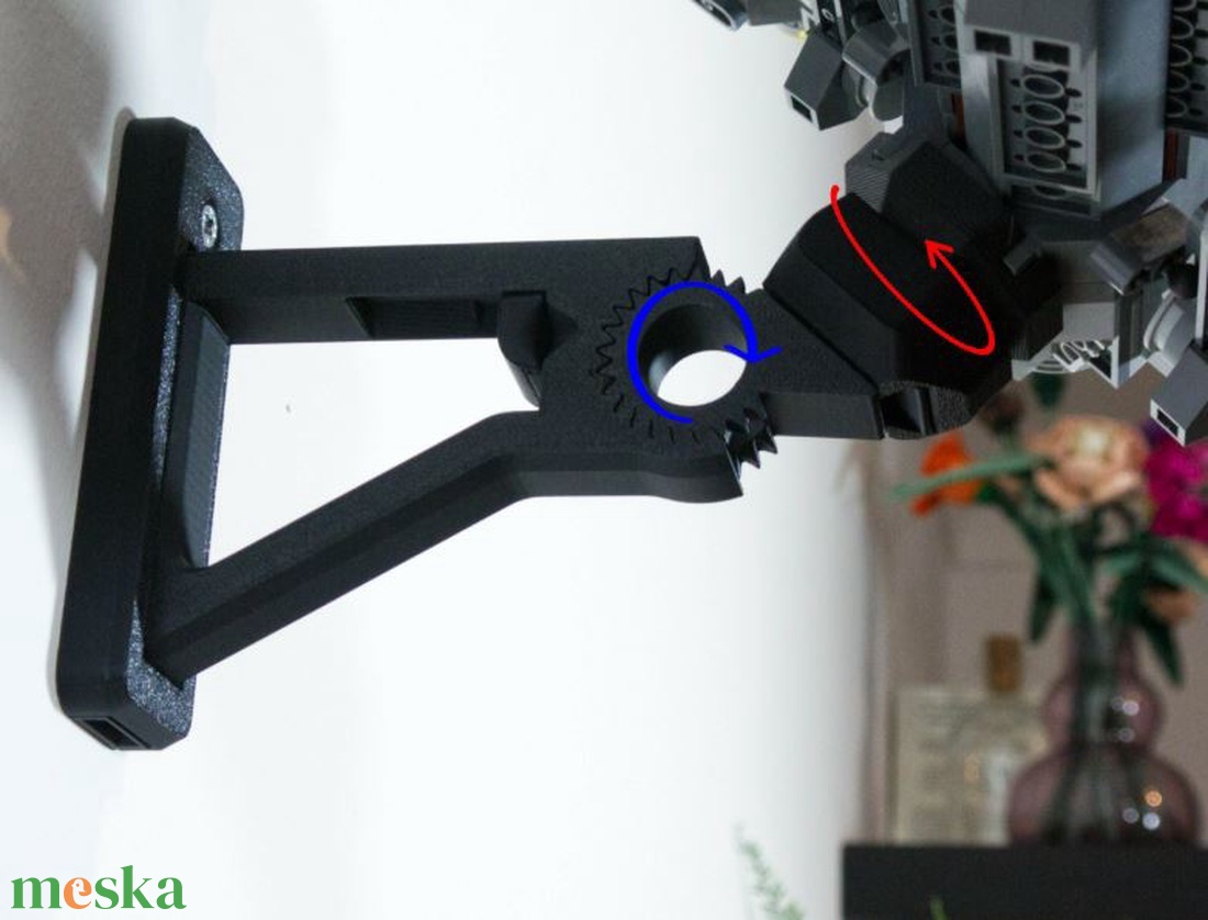 Lego 75316 Mandalorian Starfighter fali tartó konzol - otthon & életmód - tárolás & rendszerezés - fali tároló - Meska.hu