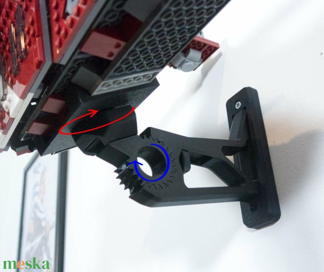 Lego 75354 Coruscant Guard Gunship fali tartó konzol - otthon & életmód - tárolás & rendszerezés - fali tároló - Meska.hu