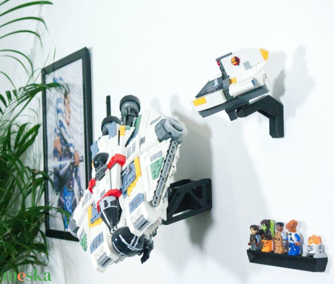 Lego 75357 Ghost and Phantom II fali tartó konzol - otthon & életmód - tárolás & rendszerezés - fali tároló - Meska.hu