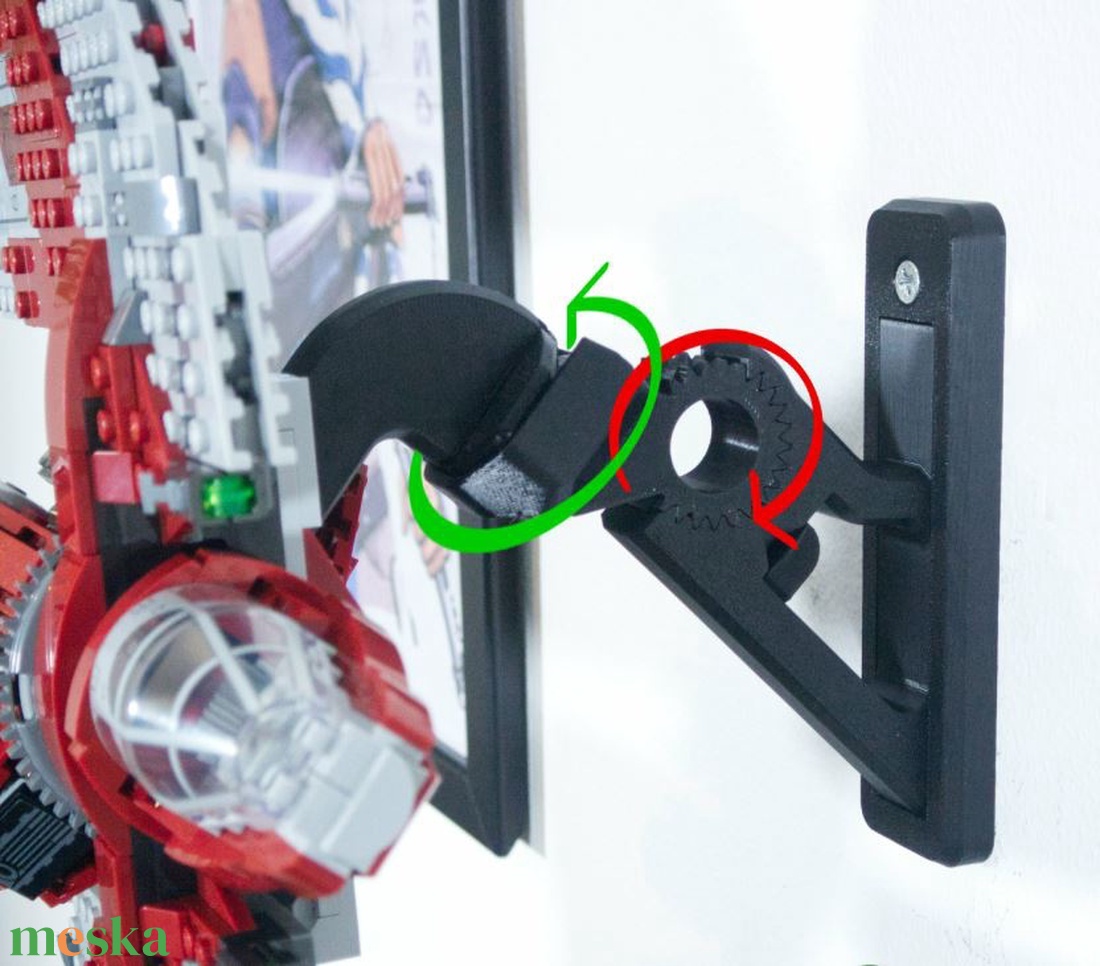 Lego 75362 Ahsoka Tano's T-6 T6 Jedi Shuttle fali tartó konzol - otthon & életmód - tárolás & rendszerezés - fali tároló - Meska.hu