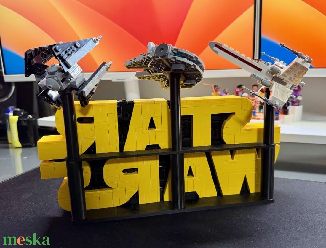 Lego 75407 Star Wars Logo asztali kiegészítő konzol - otthon & életmód - dekoráció - asztal és polc dekoráció - asztaldísz - Meska.hu