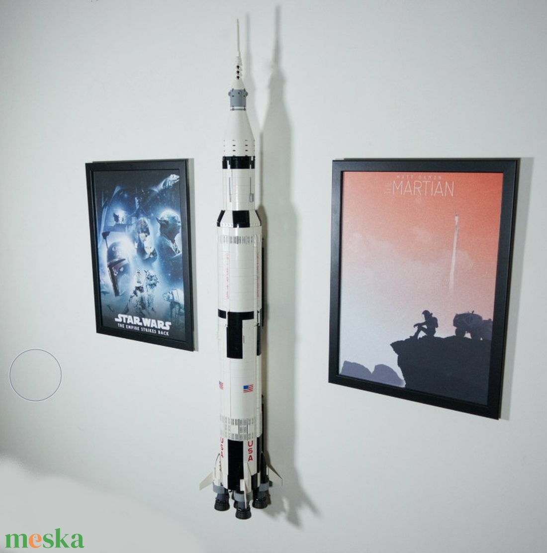 Lego 92176 21309 Saturn V rocket fali tartó konzol - otthon & életmód - tárolás & rendszerezés - fali tároló - Meska.hu