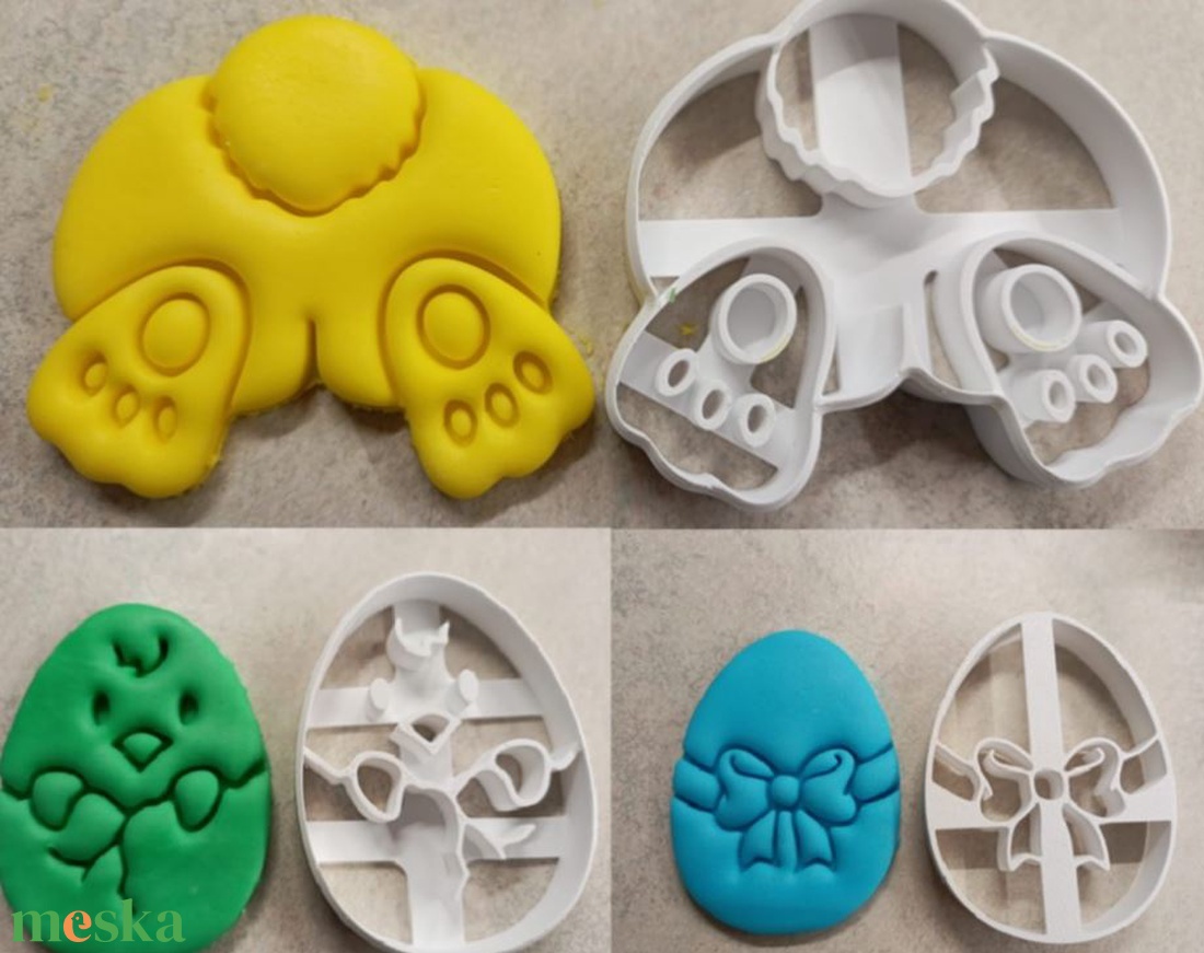 Húsvéti sütikiszúró cookie cutter - ünnepi díszek, dekorációk - húsvéti díszek és dekorációk - húsvéti sütikiszúró - Meska.hu