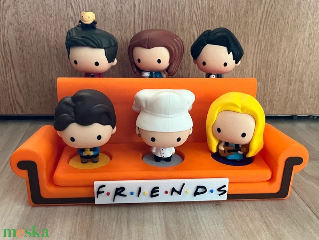 Friends jóbarátok McDonald's figura tartó kanapé állvány - művészet - más gyűjtemények - Meska.hu