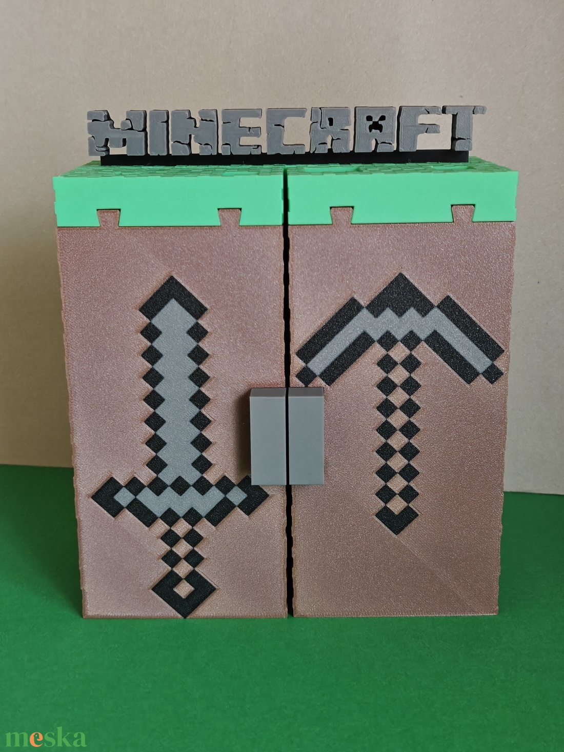 Kinder Joy Minecraft figura tartó állvány - otthon & életmód - tárolás & rendszerezés - doboz - Meska.hu