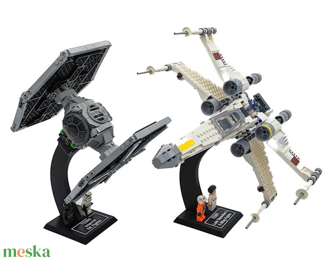 LEGO Star Wars asztali tartó állványok névtáblával és figura tartóval -  - Meska.hu