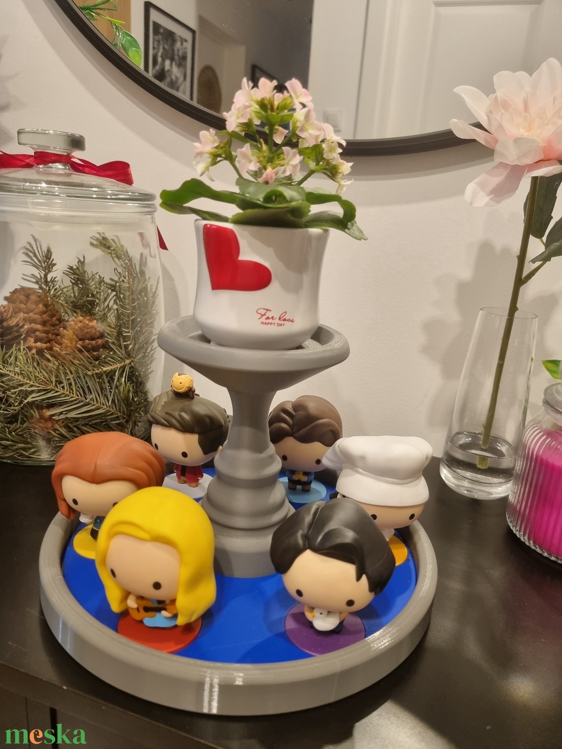McDonald's Friends, jóbarátok figura tartó állvány  - esküvő - dekoráció - asztaldísz - Meska.hu