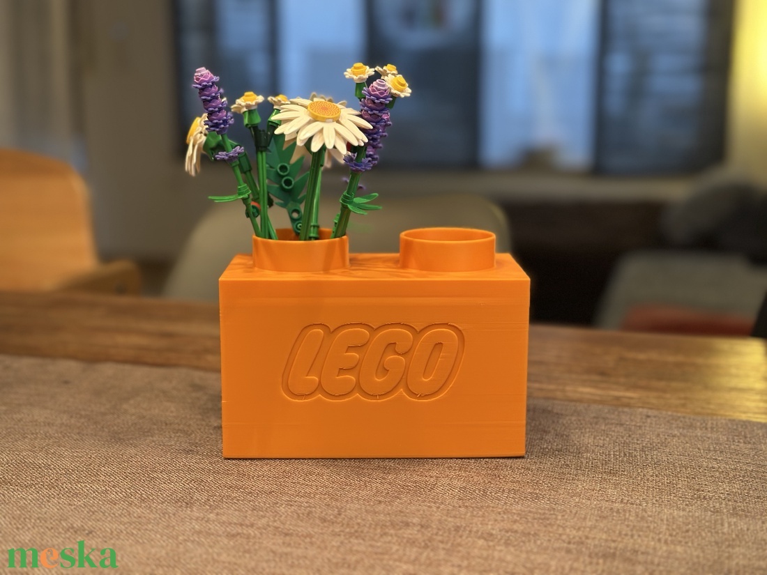 Dupla váza Lego Botanicals virágokhoz - esküvő - dekoráció - asztaldísz - Meska.hu