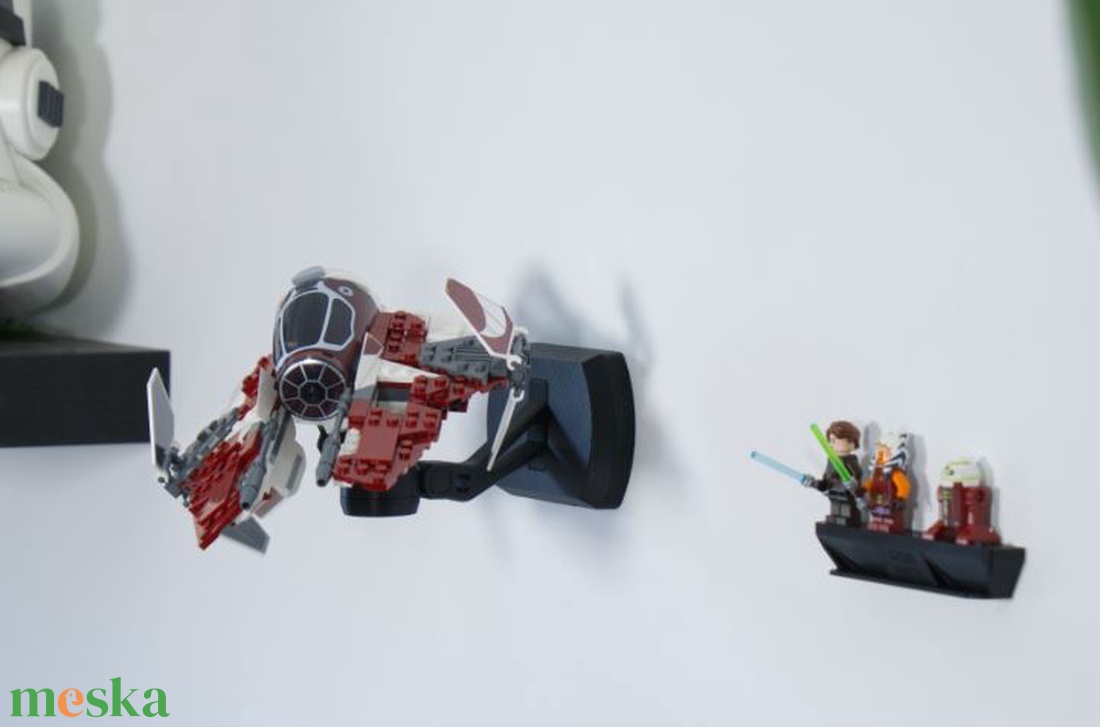 Lego 75401 Ahsoka's Jedi Starfighter fali tartó konzol - otthon & életmód - tárolás & rendszerezés - fali tároló - Meska.hu