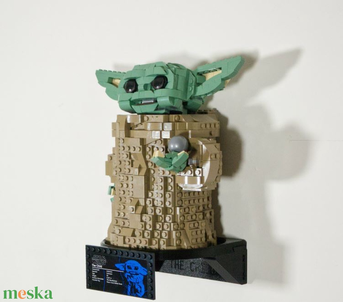Lego Star Wars 75318 The Child Baby Yoda Grogu fali tartó konzol - játék & sport - építőjáték - Meska.hu