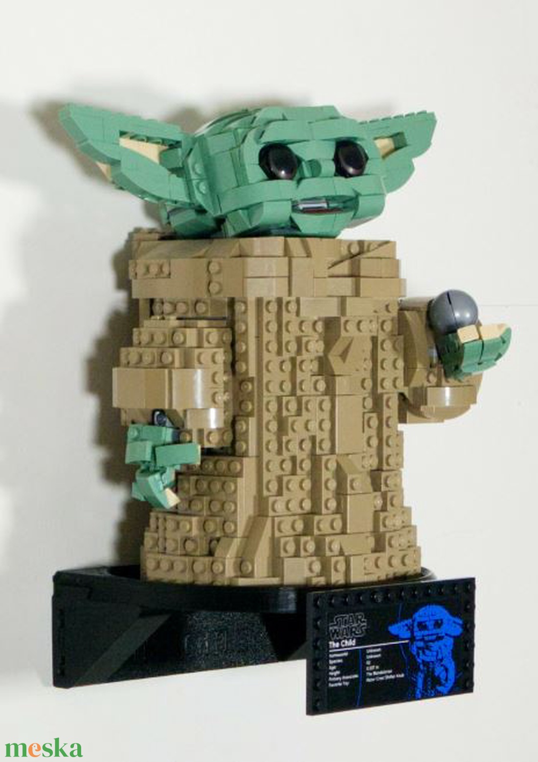 Lego Star Wars 75318 The Child Baby Yoda Grogu fali tartó konzol - játék & sport - építőjáték - Meska.hu