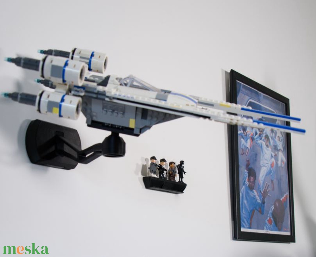 Lego Star Wars 75399 U-Wing Star fighter fali tartó konzol - otthon & életmód - tárolás & rendszerezés - fali tároló - Meska.hu