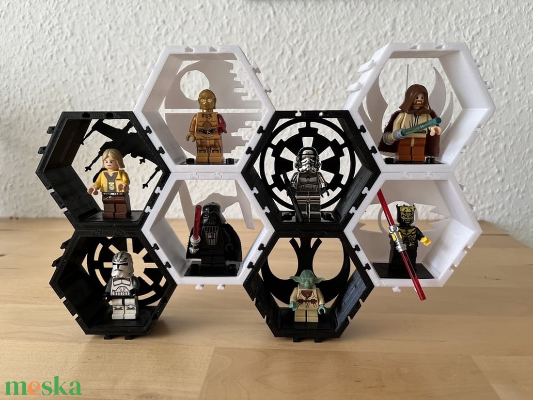 Lego Star Wars minifigura tároló szett - otthon & életmód - dekoráció - asztal és polc dekoráció - asztaldísz - Meska.hu