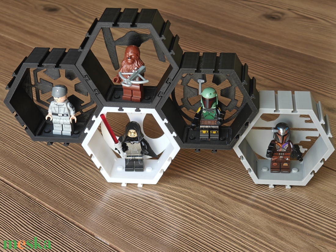 Lego Star Wars minifigura tároló szett - otthon & életmód - dekoráció - asztal és polc dekoráció - asztaldísz - Meska.hu